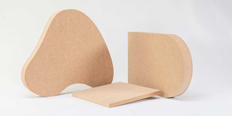 Découpe sur mesure de MDF Naturel